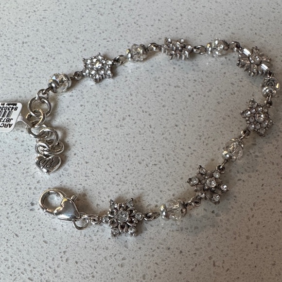 Brighton Elegant Silver Floral Bracelet - Picture 2 of 5